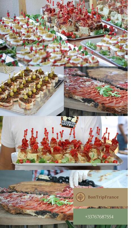 Buffet de pintxos et charcuterie espagnole